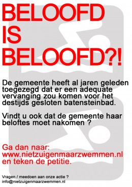 Protest poster Woerden