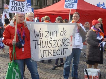 Wij Zijn de Thuiszorg Utrecht op 6 maart in Den Haag