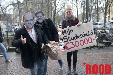 Als het aan de stufidieven Samsom en Rutte ligt, eindigt iedere student zijn studie met ? 30.000,- schuld.